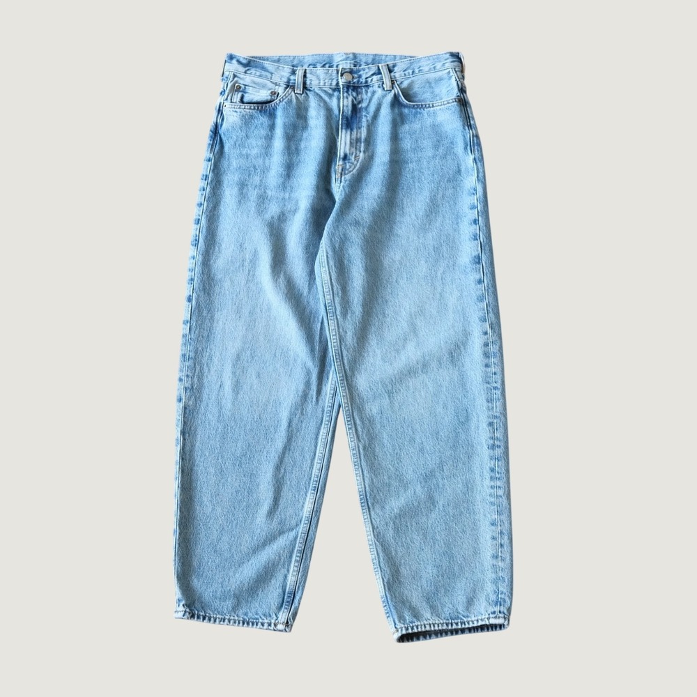 COS Arch Tapered Jeans Light Blue High Rise Ankle Length Denim Size 31 Casual